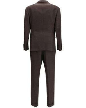 Brunello Cucinelli Check-Pattern Suit - Gray