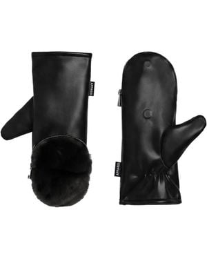 Apparis Noa Zip-Fastening Mittens - Black