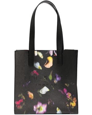 Ted Baker Seacon フローラル ハンドバッグ - ブラック