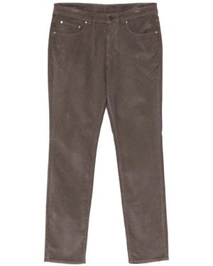 Boglioli Straight-Leg Corduroy Trousers - Grey
