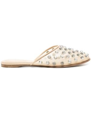 Alexander Wang Rhodes Flat Slipper Shoes - White