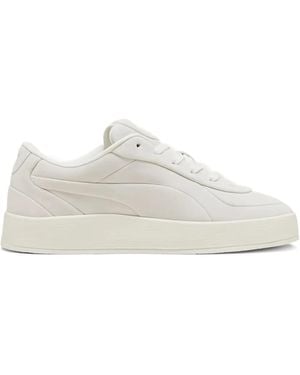 PUMA Ca Luxe Elevated Trainers - White
