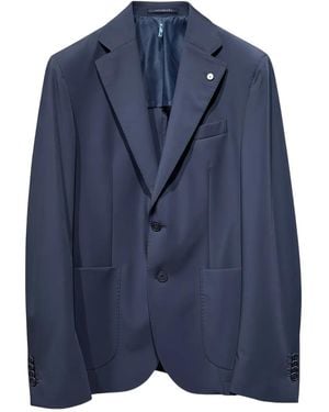 L.B.M. 1911 Single-Breasted Blazer - Blue