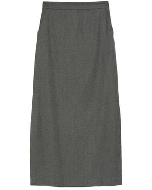 Antonelli Straight Pencil Skirt - Gray