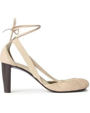 Lemaire 80Mm Pedille Heeled Ballerinas - White
