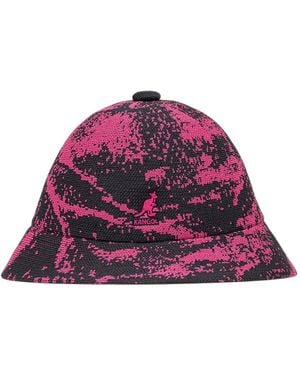 Kangol Abstract-Pattern Bucket Hat - Purple