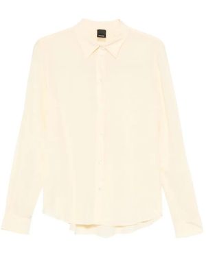 Pinko Crackers Silk Shirt - Natural