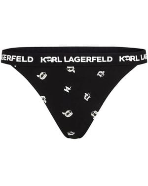 Karl Lagerfeld Ikonik ショーツ - ブラック