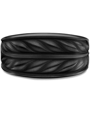David Yurman Chevron Three Sided Signet Ring - Black