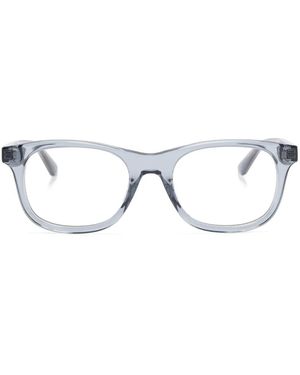Montblanc Rectangle-Frame Glasses - Brown