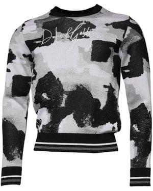 Dolce & Gabbana Jersey Con Logo Bordado - Negro