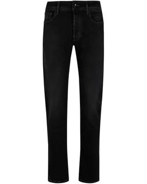 Jacob Cohen Faded-Effect Five-Pocket Jeans - Zwart