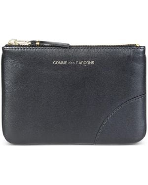 Comme des Garçons Porte-Cartes Classic Zippé En Cuir - Grey