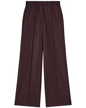 RETORI Embroidered Straight-Leg Trousers - Purple