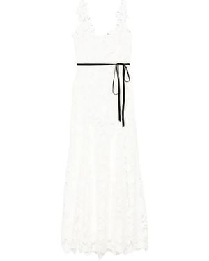 Alice + Olivia Calla Lace Maxi Dress - White
