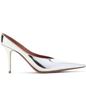 AMINA MUADDI 105Mm Anok Mules - White