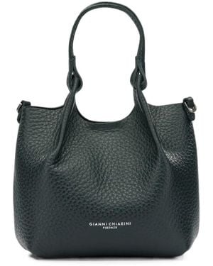 Gianni Chiarini Small Dua Grained Leather Mini Bag - Black