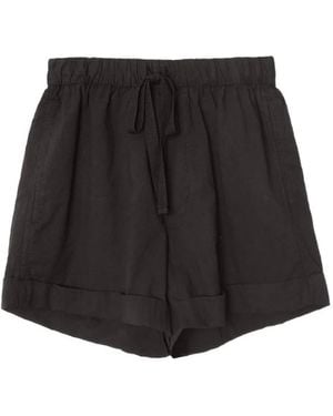 Xirena Declan Drawstring-Waist Shorts - Black