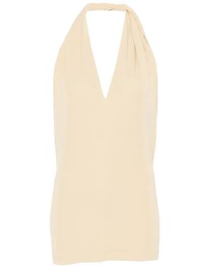 TOTEME Twisted Halterneck Top - White