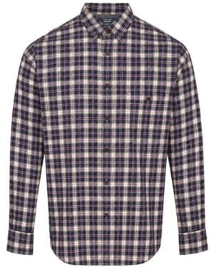 Comme des Garçons Hemd Mit Karomuster - Blau