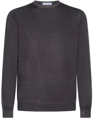 D4.0 Virgin-Wool Sweater - Gray