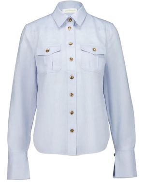 Zimmermann Safari Buttoned Shirt - Blue