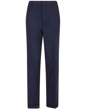 Polo Ralph Lauren Belt-Loop Straight Trousers - Blue