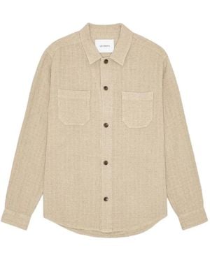 Les Deux Hamilton Textured Overshirt - Natural