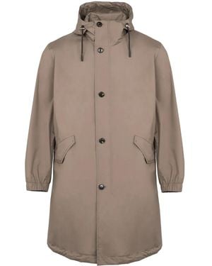 Yves Salomon Waterproof Parka - Natural