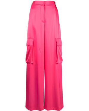 Versace Satin Cargo Trousers - Pink