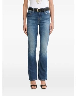 Guess Logo-Patch Pocket Jeans - Blue