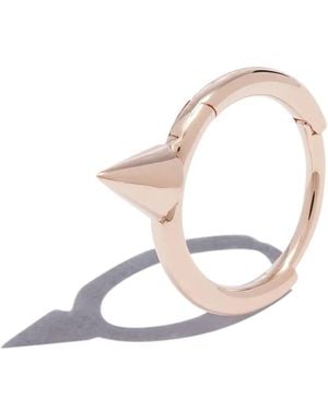 Maria Tash Pendiente Short Spike En Oro Rosa De 18Kt - Blanco