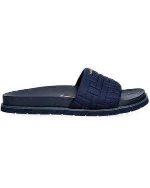 GANT Woven-Effect Slides - Blue