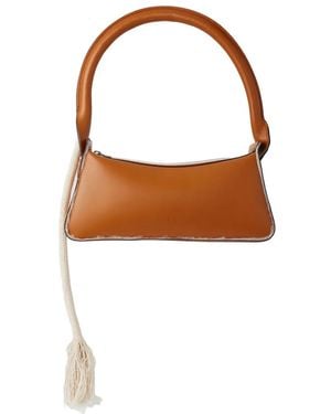 Dentro Handtasche Aus Leder - Weiß