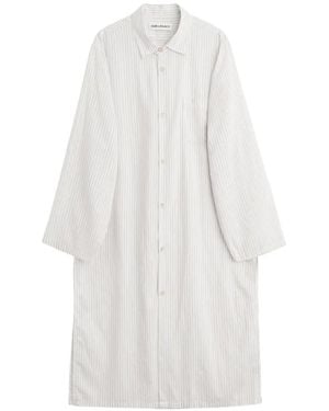 Our Legacy Sasso Stripe Lyocool Pocket Shirt - White