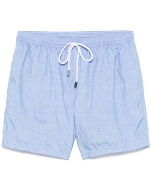 Barba Napoli ロゴ トランクス水着 - ブルー