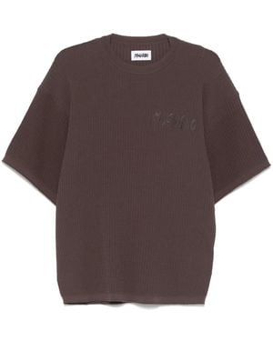 Magliano ワッフル Tシャツ - ブラウン