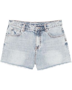 WRSTBHVR Pantalones Cortos Medina Con Parche Del Logo - Azul