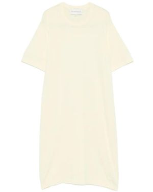 Bompard Round Neck T-Shirt Dress - White