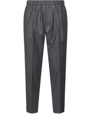 D4.0 Pantaloni Con Vita Elasticizzata - Grigio
