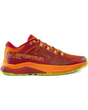 La Sportiva Karacal Mesh-Panel Trail Running Shoes - Red