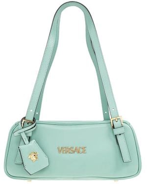 Versace Schoudertas Met Logoplakkaat - Groen