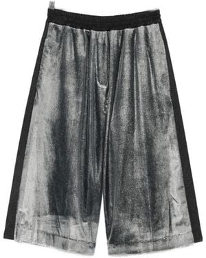 Alysi Elasticated-Waist Short - Grey