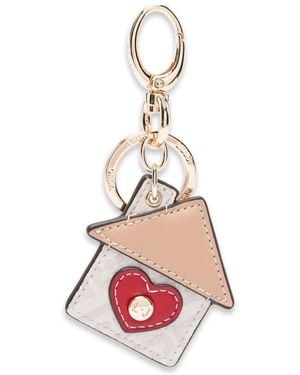 Liu Jo House-Shaped Keyring - Pink