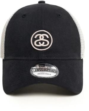 Stussy Ss Link Trucker Cap - Black