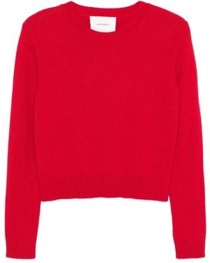 Lisa Yang Mable Kaschmirpullover Mit Rundhalsausschnitt - Rot