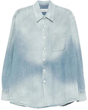 Our Legacy Faded-effect Denim Shirt - Blue
