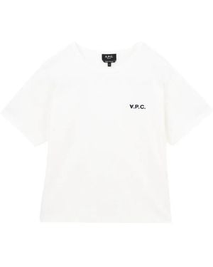 A.P.C. T-Shirt À Logo Imprimé - White