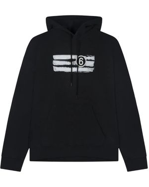 MM6 by Maison Margiela Logo Sweatshirt - Black