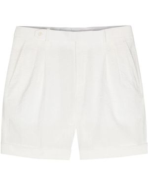 Brioni シアサッカー チノショーツ - ホワイト